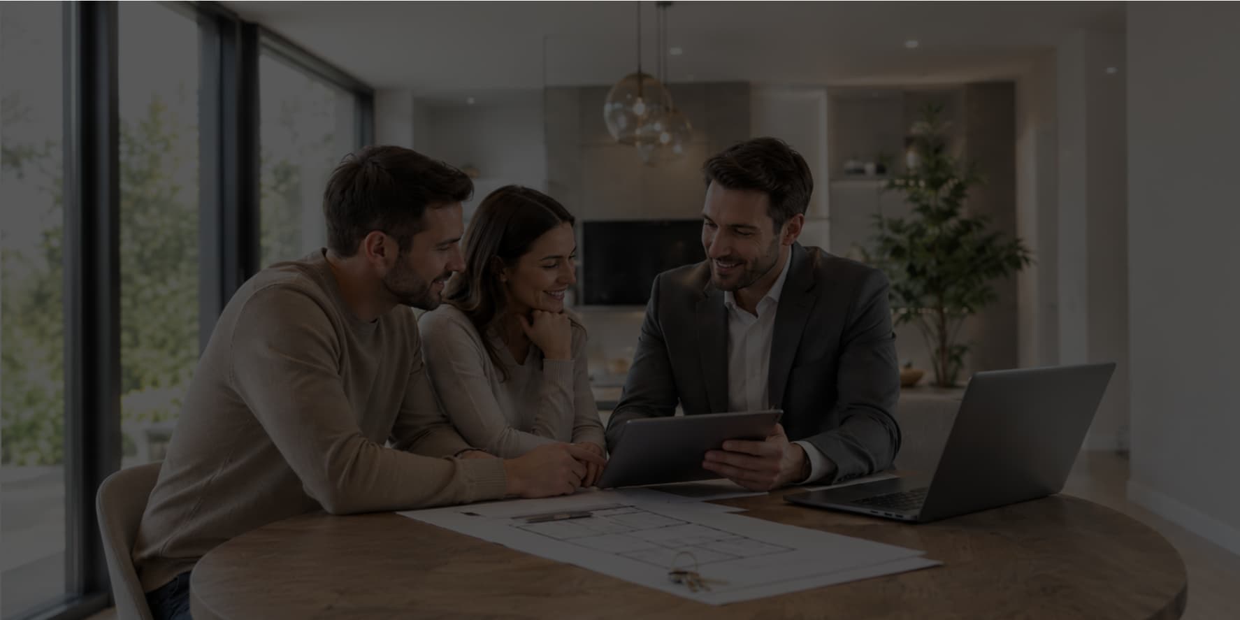 Real estate professional working through a deal pipeline