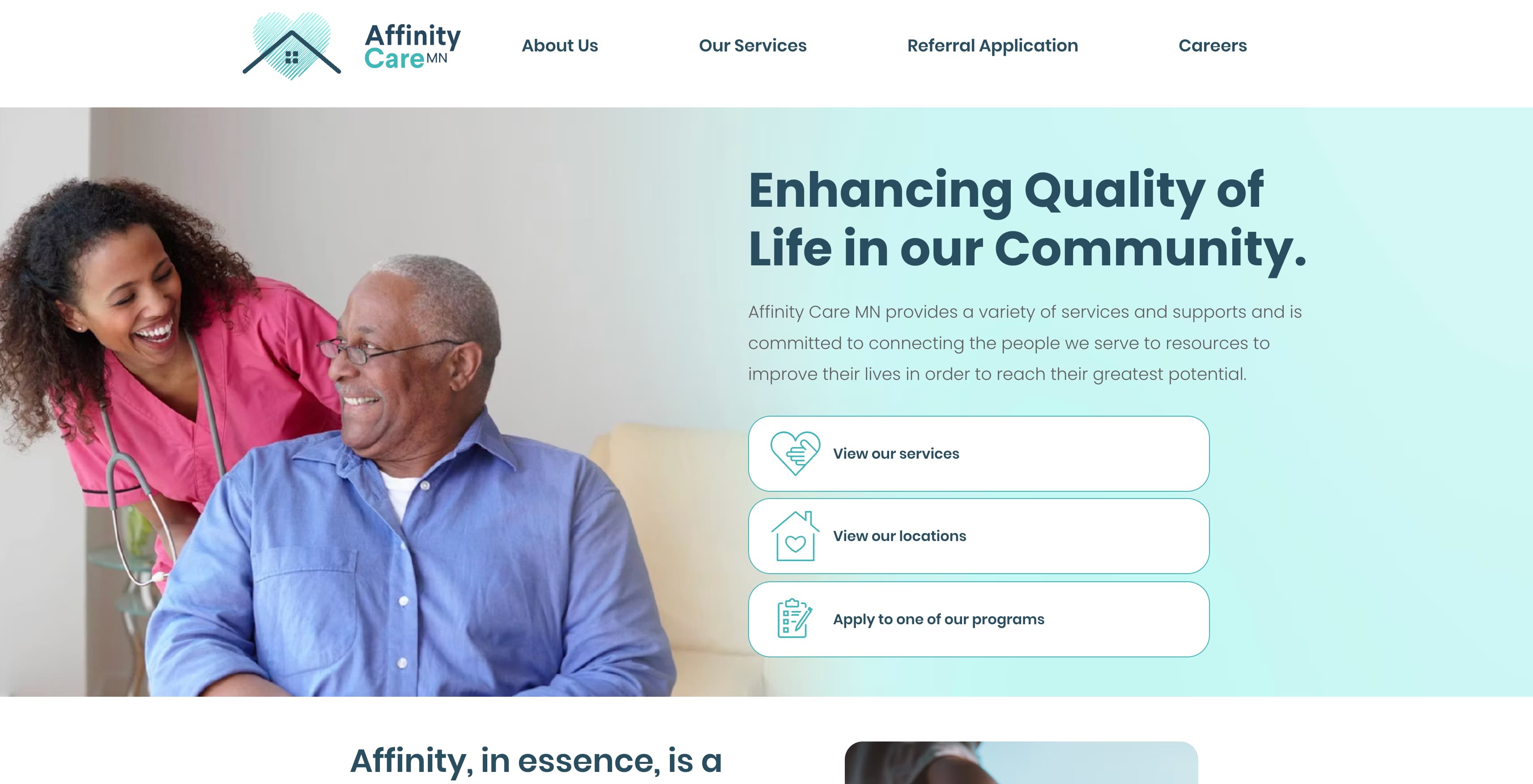 Affinity Care case study