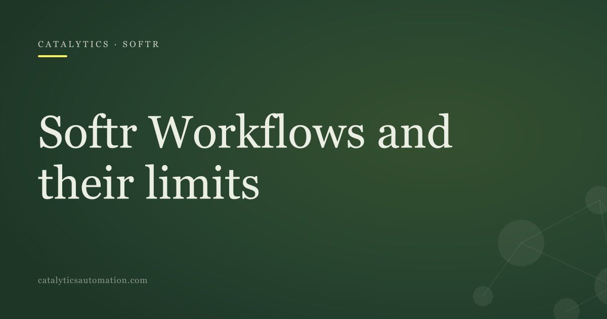 Softr Workflows: triggers, actions and the monthly limits on each plan